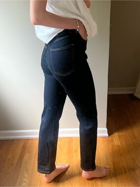 Warp + Weft Aspen Straight Dark Wash Straight Leg Jeans